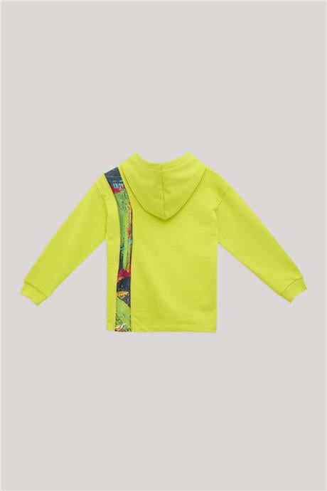 Nebbati Erkek Çocuk Yeşil Sweatshirt