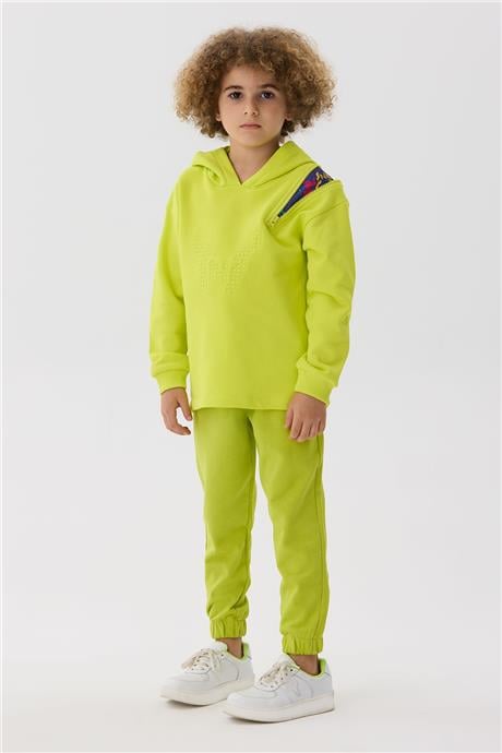 Nebbati Erkek Çocuk Yeşil Sweatshirt