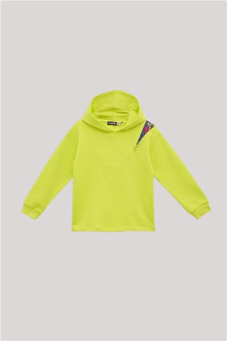Nebbati Erkek Çocuk Yeşil Sweatshirt