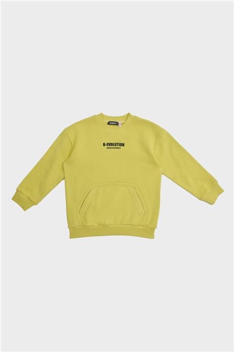 Nebbati Erkek Çocuk Yeşil Sweatshirt
