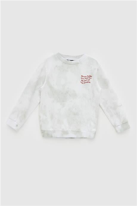 Nebbati Erkek Çocuk Yeşil Sweatshirt