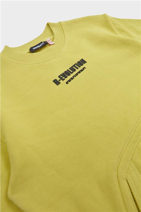 Nebbati Erkek Çocuk Yeşil Sweatshirt