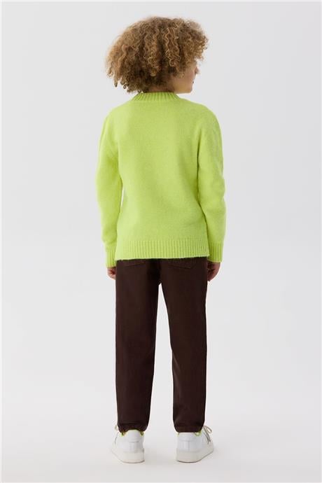 Nebbati Erkek Çocuk Yeşil Sweatshirt
