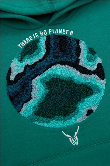 Nebbati Erkek Çocuk Yeşil Sweatshirt