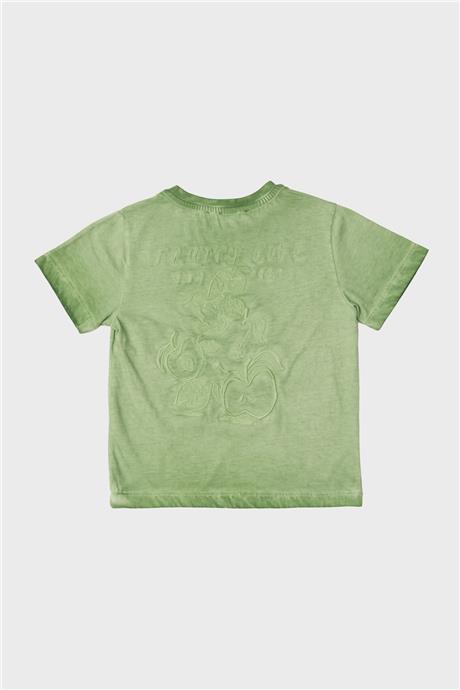 Nebbati Erkek Çocuk Yeşil T-Shirt