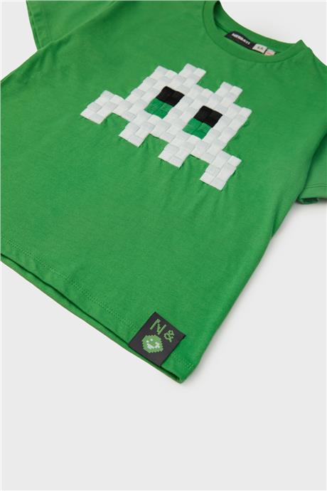 Nebbati Erkek Çocuk Yeşil T-Shirt