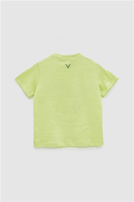Nebbati Erkek Çocuk Yeşil T-Shirt