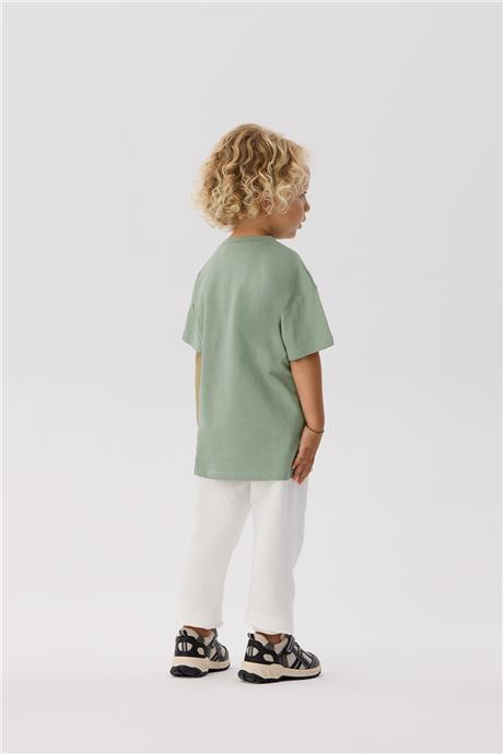 Nebbati Erkek Çocuk Yeşil T-Shirt