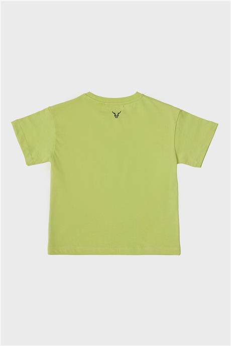 Nebbati Erkek Çocuk Yeşil T-Shirt