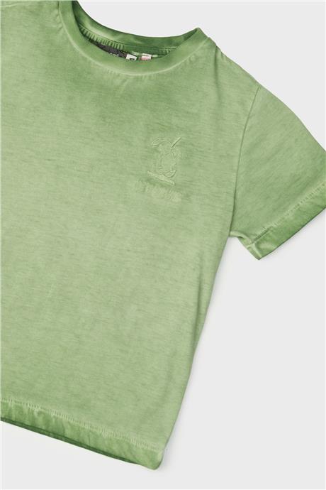 Nebbati Erkek Çocuk Yeşil T-Shirt