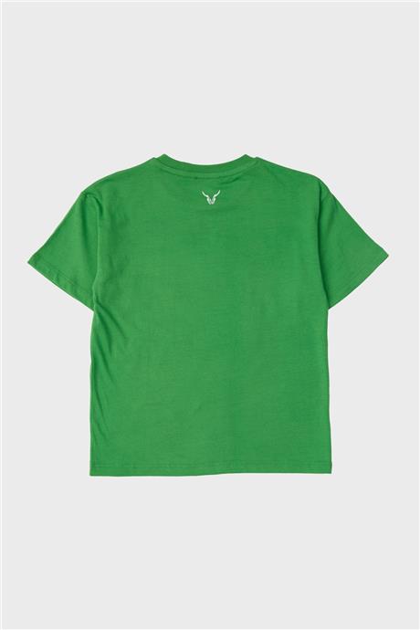 Nebbati Erkek Çocuk Yeşil T-Shirt