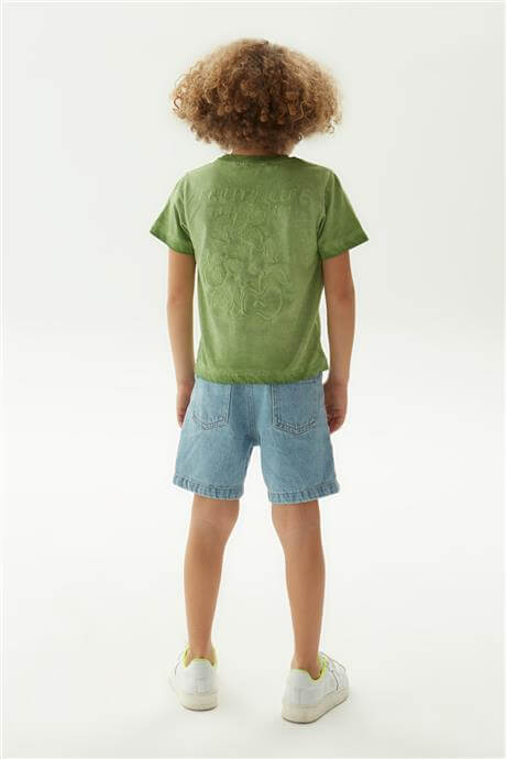 Nebbati Erkek Çocuk Yeşil T-ShirtNebbati Erkek Çocuk Yeşil T-Shirt