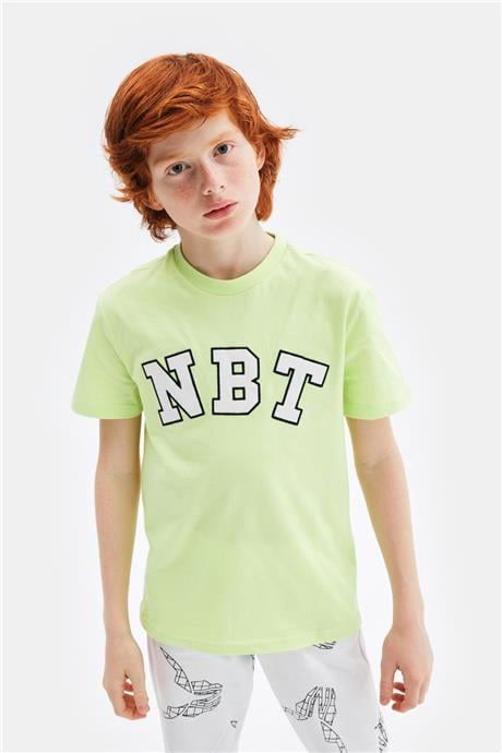 Nebbati Erkek Çocuk Yeşil Tshirt