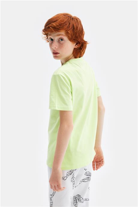 Nebbati Erkek Çocuk Yeşil Tshirt