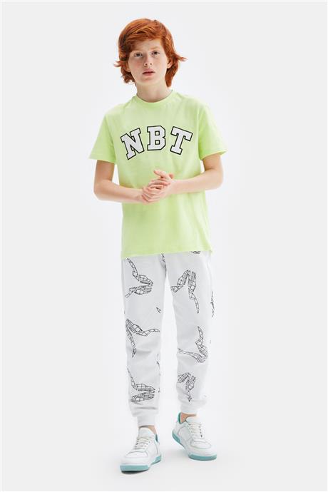 Nebbati Erkek Çocuk Yeşil Tshirt