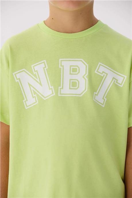Nebbati Erkek Çocuk Yeşil Tshirt