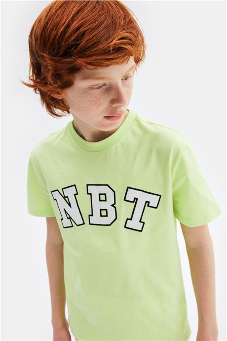 Nebbati Erkek Çocuk Yeşil Tshirt