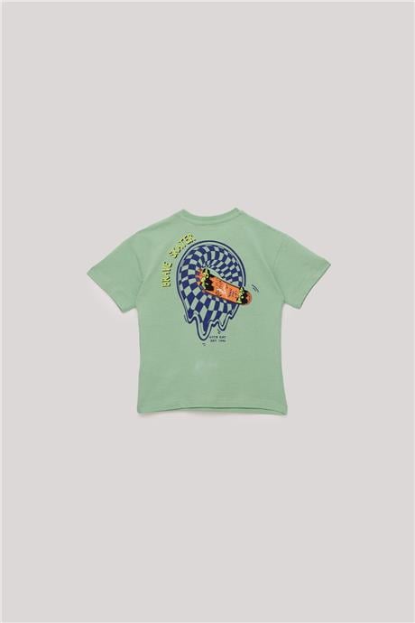Nebbati Erkek Çocuk Yeşil Tshirt