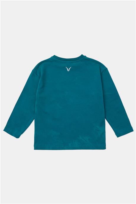 Nebbati Erkek Çocuk Yeşil Tshirt