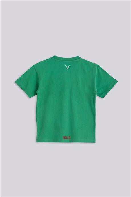 Nebbati Erkek Çocuk Yeşil TshirtNebbati Erkek Çocuk Yeşil Tshirt