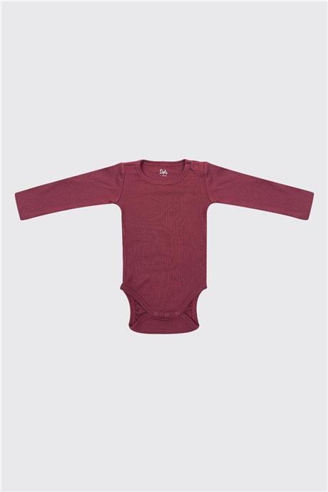 Owli Unisex Bordo Bebek Takım