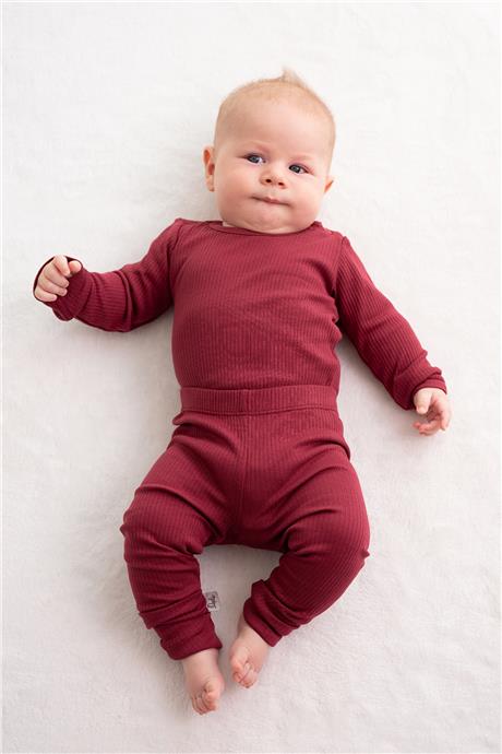 Owli Unisex Bordo Bebek TakımOwli Unisex Bordo Bebek Takım