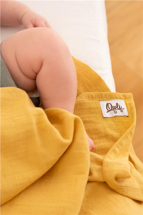 Owli Unisex Desenli Müslin BattaniyeOwli Unisex Desenli Müslin Battaniye