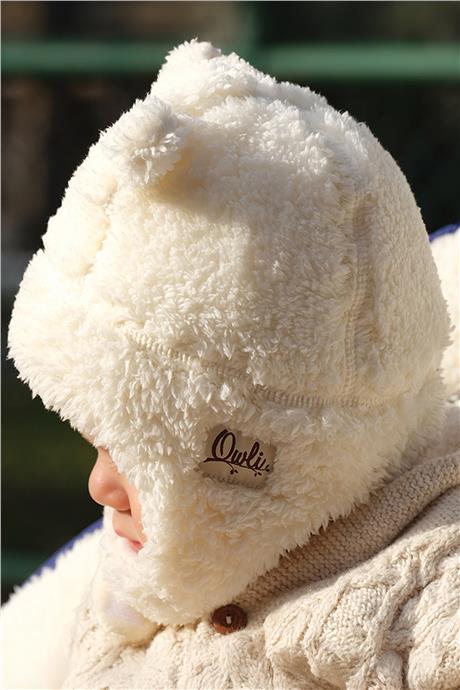 Owli Unisex Ekru Kulaklı ŞapkaOwli Unisex Ekru Kulaklı Şapka