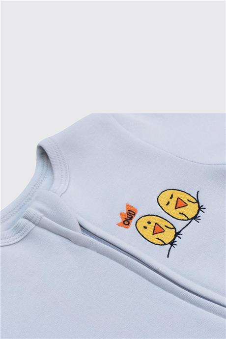 Owli Unisex Gri Uyku Tulumu