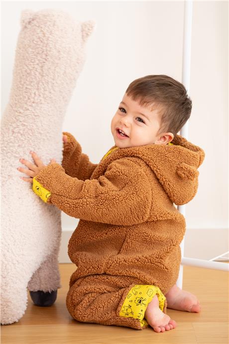 Owli Unisex Kahverengi Dış TulumOwli Unisex Kahverengi Dış Tulum