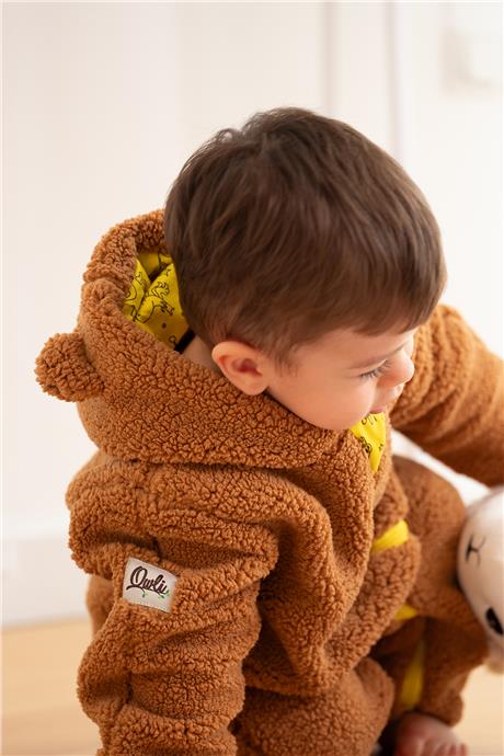 Owli Unisex Kahverengi Dış TulumOwli Unisex Kahverengi Dış Tulum