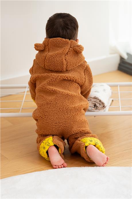 Owli Unisex Kahverengi Dış TulumOwli Unisex Kahverengi Dış Tulum