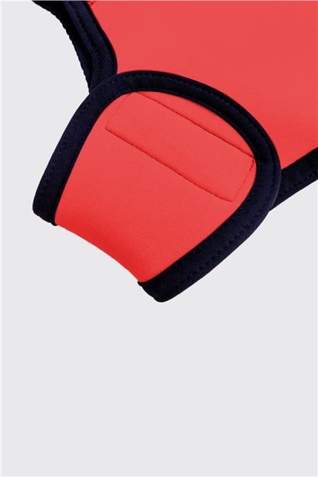 Owli Unisex Kırmızı Bebek Mayosu