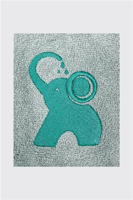 Owli Unisex Mavi Havlu