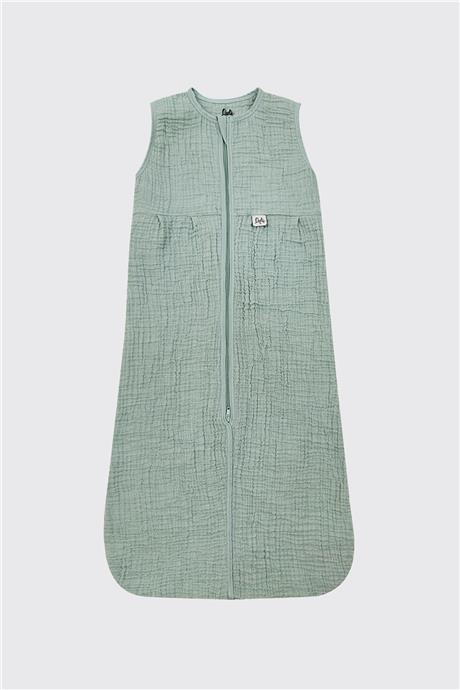 Owli Unisex Mavi Müslin Uyku Tulumu