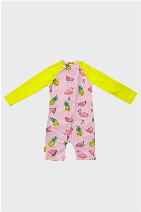 Owli Unisex Pembe UV Korumalı Mayo