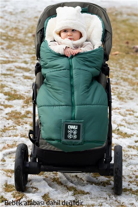 Owli Unisex Yeşil Puset TulumuOwli Unisex Yeşil Puset Tulumu