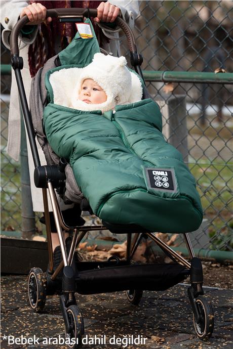 Owli Unisex Yeşil Puset TulumuOwli Unisex Yeşil Puset Tulumu