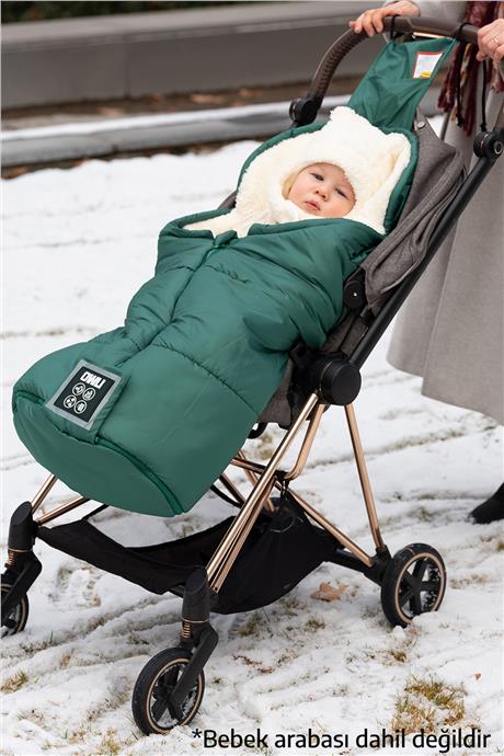 Owli Unisex Yeşil Puset TulumuOwli Unisex Yeşil Puset Tulumu