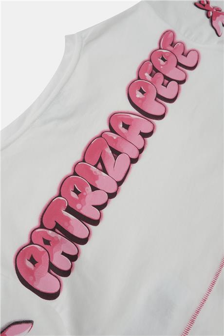 Patrizia Pepe Kız Çocuk Beyaz Crop