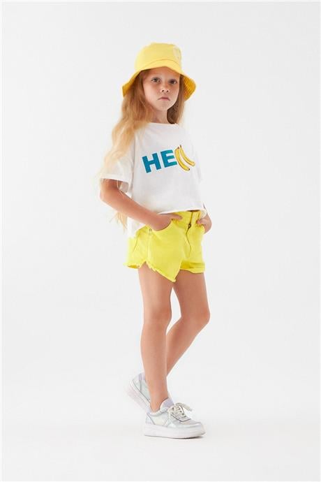 Patrizia Pepe Kız Çocuk Beyaz Crop