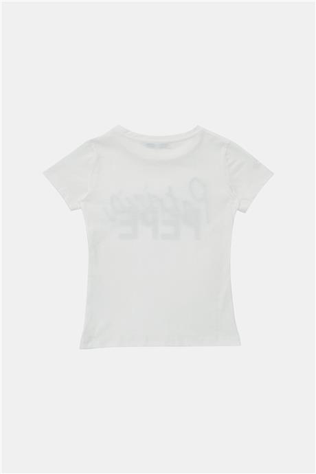 Patrizia Pepe Kız Çocuk Beyaz T-Shirt