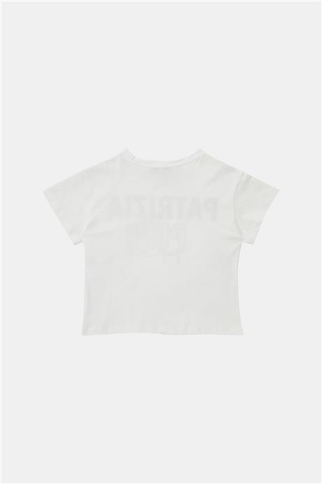 Patrizia Pepe Kız Çocuk Beyaz T-Shirt