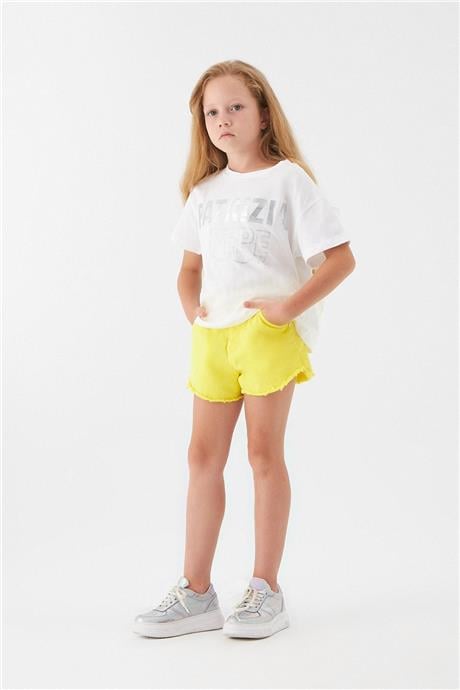 Patrizia Pepe Kız Çocuk Beyaz T-Shirt