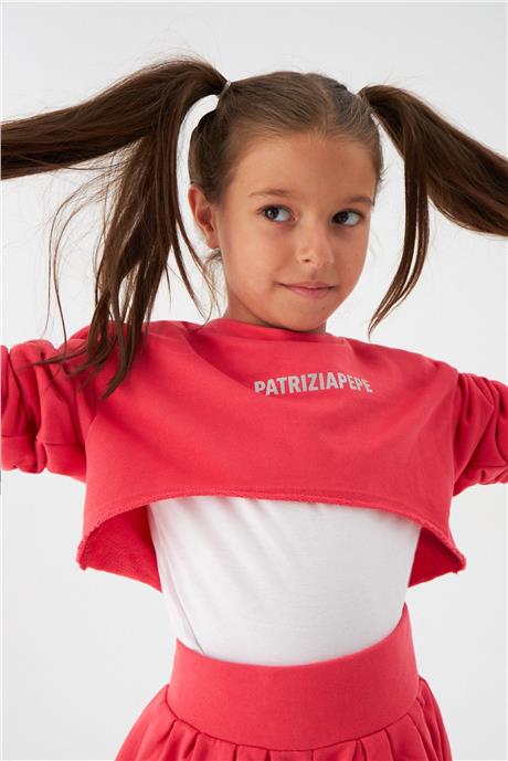 Patrizia Pepe Kız Çocuk Pembe Eşofman Üstü