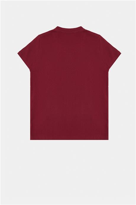 Riccione Erkek Çocuk Bordo T-Shirt