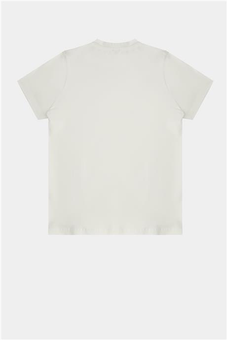 Riccione Erkek Çocuk Ekru T-Shirt