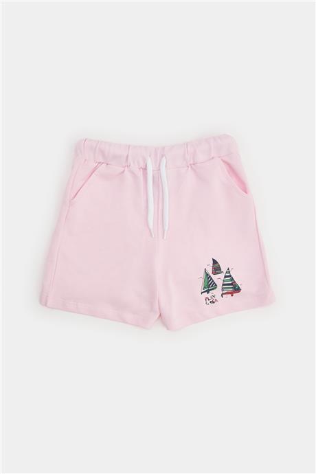 Riccione Erkek Çocuk Pembe Şort