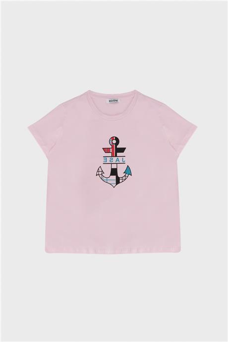 Riccione Erkek Çocuk Pembe T-Shirt