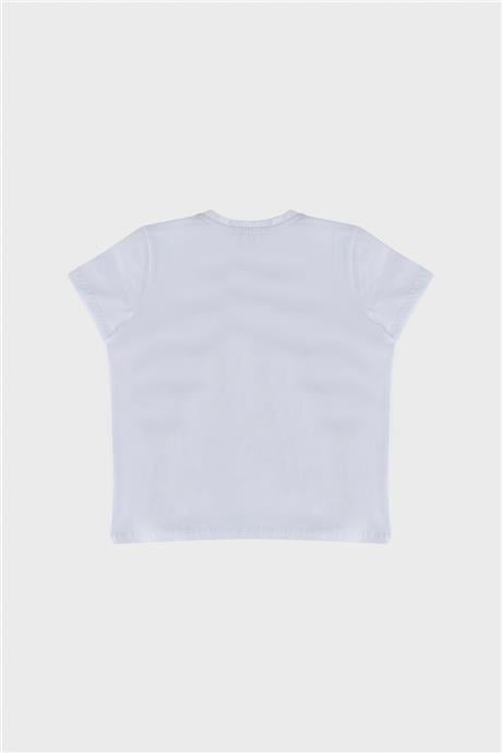 Riccione Kız Çocuk Beyaz T-Shirt